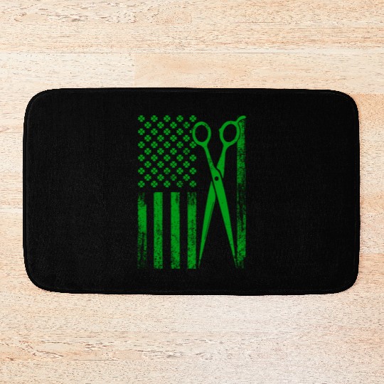 Hair stylist - Hair stylist flag Bath Mats for american