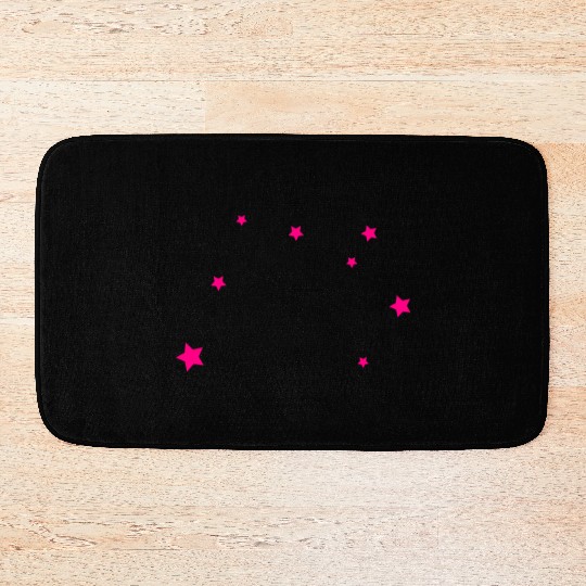 Stars, Pink, Bling Bling Bath Mats