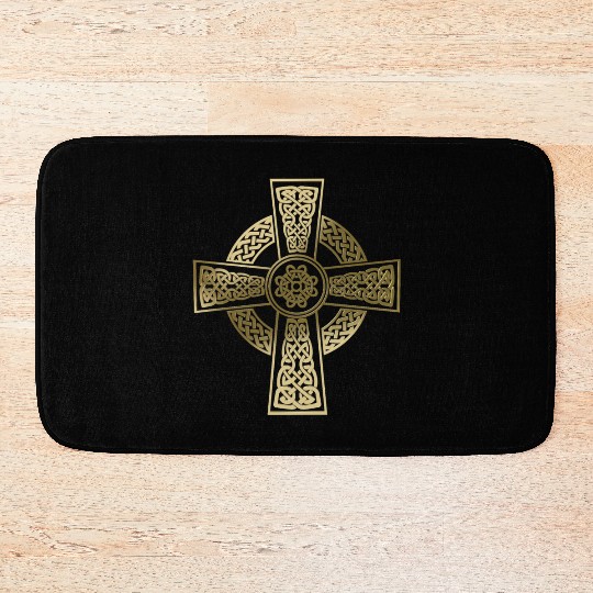 Celtic cross Bath Mats