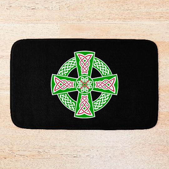 Celtic cross Bath Mats