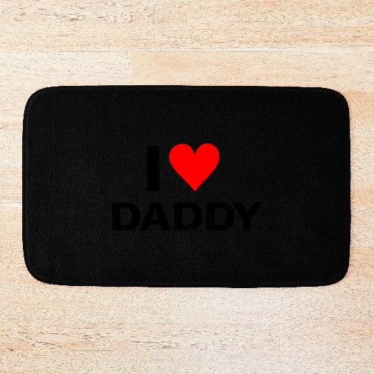I Love Daddy Bath Mats