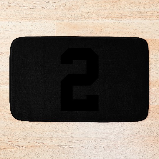 number 2 solid Bath Mats
