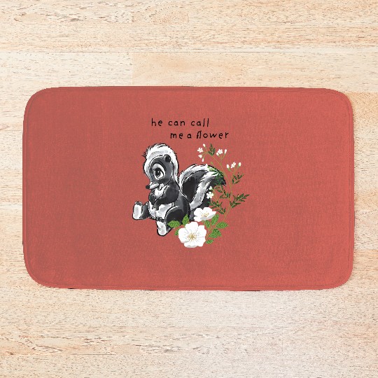 Disney Bambi He Can Call Me A Flower Bath Mats, Magic Kingdom Holiday Trip Unisex Bath Mats