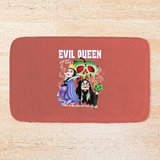 Vintage Retro Disney Villains The Evil Queen Bath Mats, Disney Princess Bath Mats