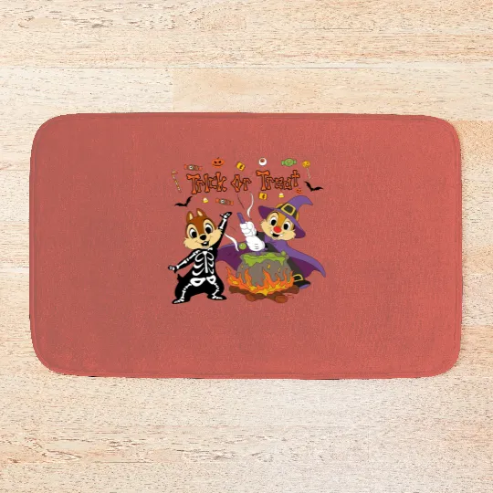 chip and dale Bath Mats, chip and dale halloween, disney chip and dale halloween Bath Mats, chip and dale, halloween Bath Mats, , 121644