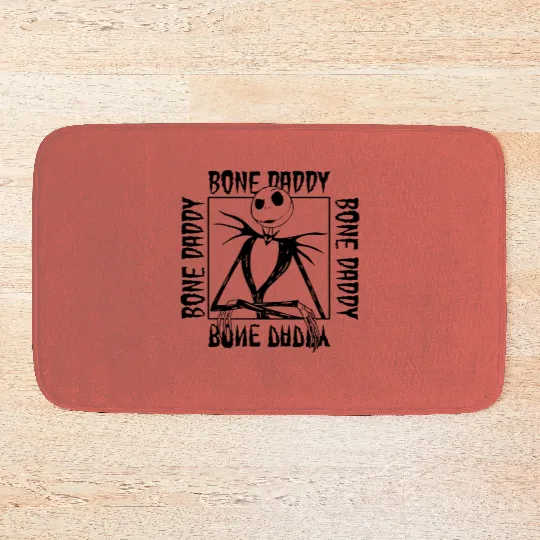 Jàck skèllington, Jàck skèllington halloweeen, Jàck skèllington merch , Jàck skèllington disnèy, Jàck skèllington logo Bath Mats