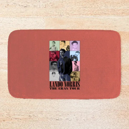 Lando Norris Eras Tour Inspired Bath Mats
