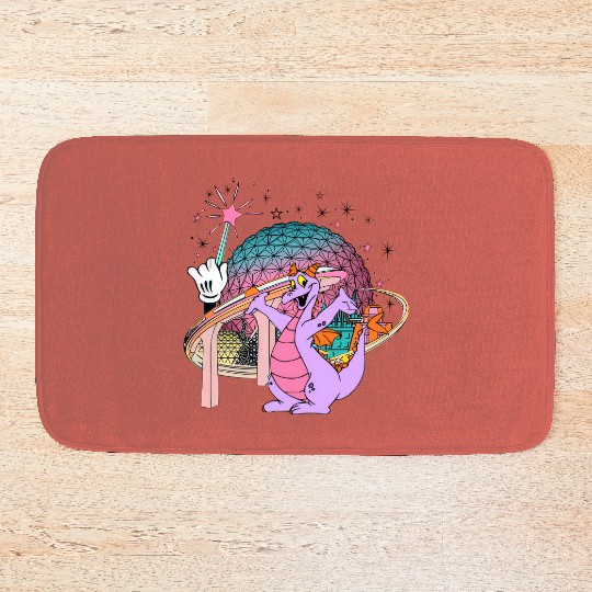 Disney Figment Bath Mats, Epcot Figment Bath Mats