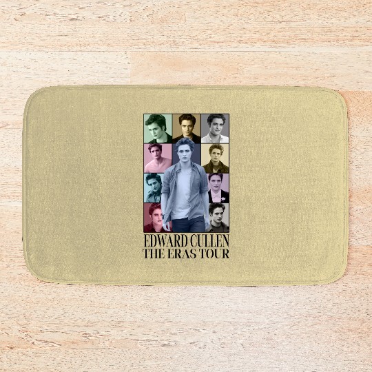 Edward Cullen Eras Tour Bath Mats | Vintage Edward Cullen Bath Mats | Edward Cullen Homage Bath Mats