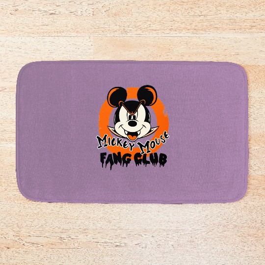 Mickey Mouse Vampire Fang Club Disney Halloween Night Party Bath Mats