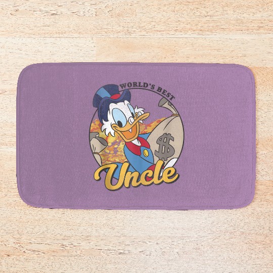 Disneys Ducktales Scrooge Mcduck World's Best Uncle Bath Mats
