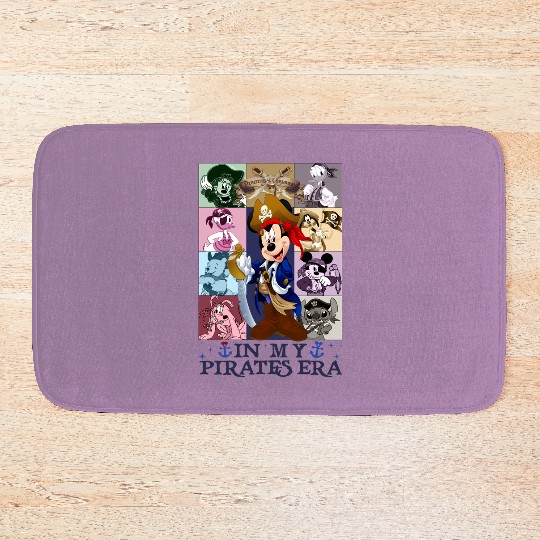 In my Pirates Era Bath Mats, Mickey and Friends Pirates Era Bath Mats, Disney Family Cruise 2024