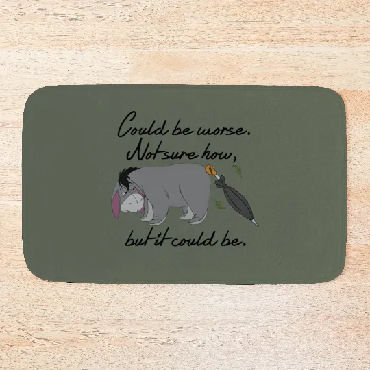 Country Bath Mats Disney Winnie The Pooh Eeyore Could Be Worse