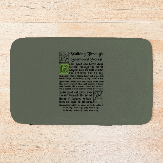 Sherwood Forest - Robin Hood Disney - Bath Mats