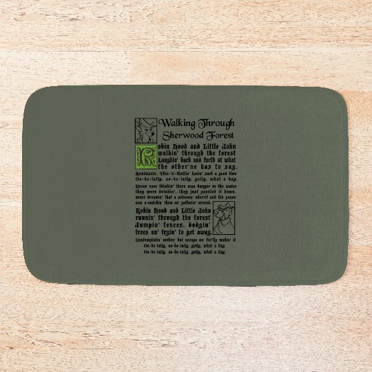 Sherwood Forest - Robin Hood Disney - Bath Mats