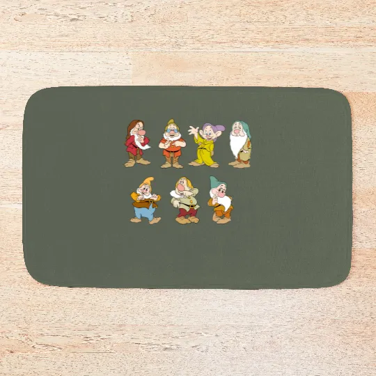 Disney Seven Dwarfs Bath Mats, Snow White and Seven Dwarfs Bath Mats