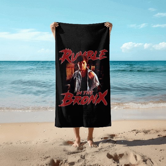 Jackie Chan  Rumble In The Bronx  Hong Kong Movie Vintage 90's Beach Towels