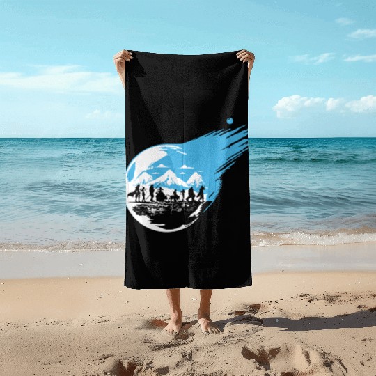 Final Fantasy 7 Inspired Beach Towels