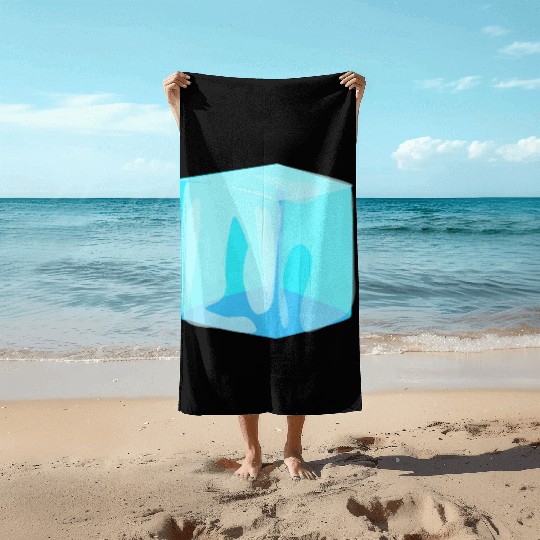 Ice Cube Beach Towels