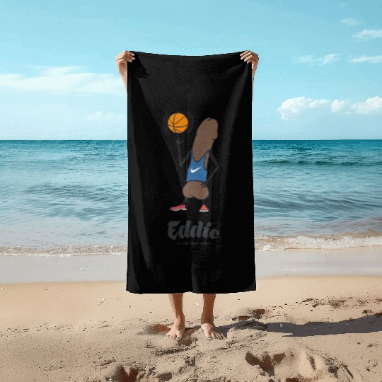 Eddie Funky Dick Basketball Beach Towels