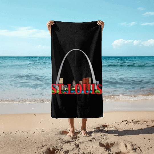 st louis Beach Towels