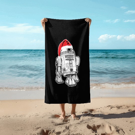 R2D2-Chrstmas Beach Towels