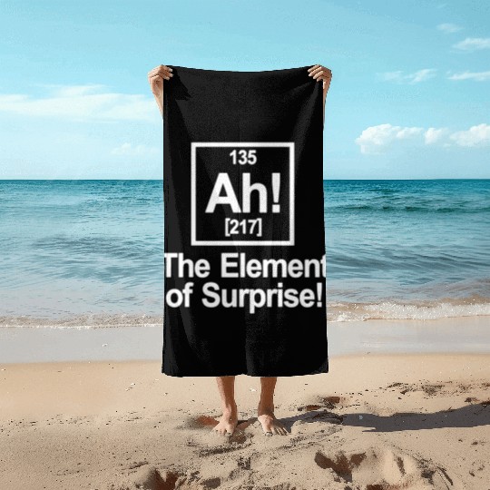 Ah Element Of Surprise Beach Towels