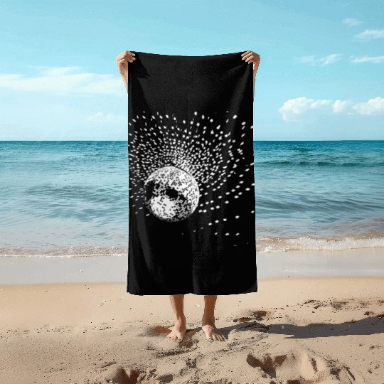 Disco ball Beach Towels