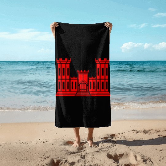 US Combat Engineer Beach Towels