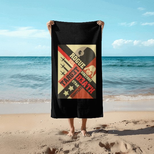 rogue one 2 Beach Towels