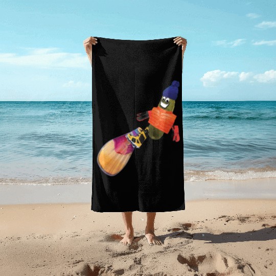 Snowboard Pickle Beach Towels