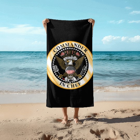 Commander in Chef Beach Towels
