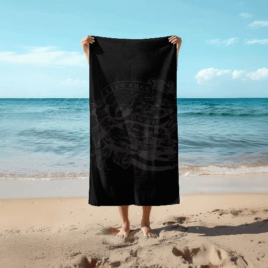 Live Free or Die Beach Towels