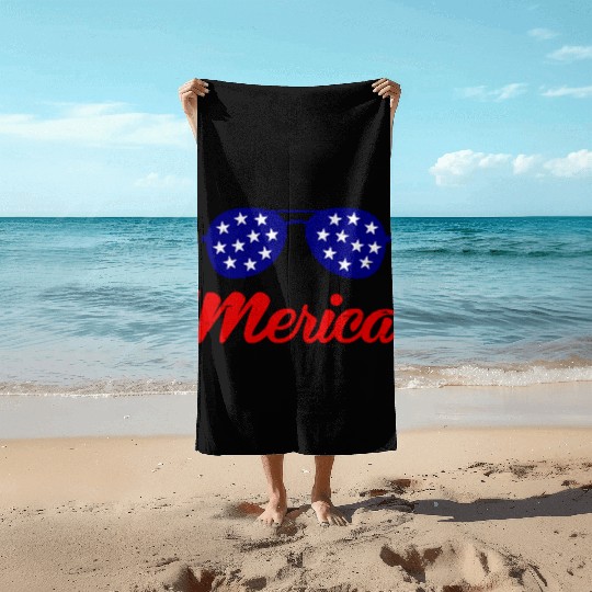 'Merica Beach Towels