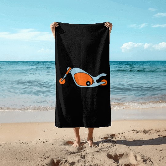 Motorcycle Beach Towels