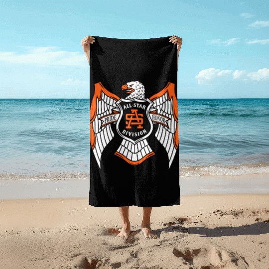 hawk crest mma Beach Towels