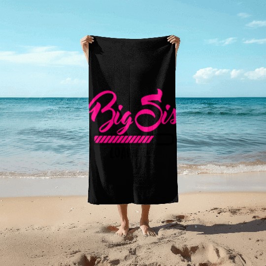 Big Sis loading - Big Sister loading - Pregnancy Beach Towels