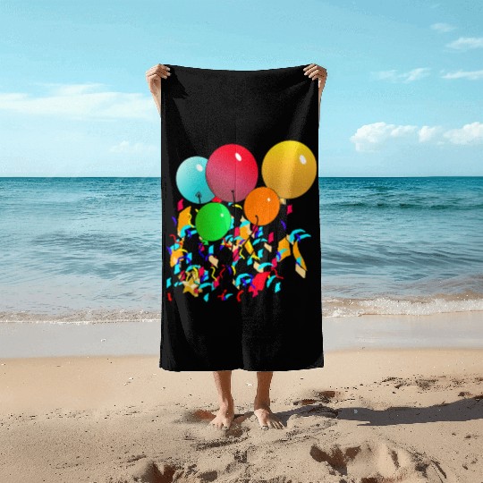 Balloons Beach Towels