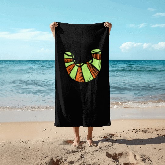 Croissant "Y" Beach Towels