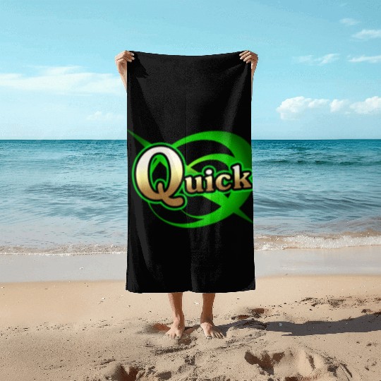 Fate Grand Order - Quick Command Card Beach Towels