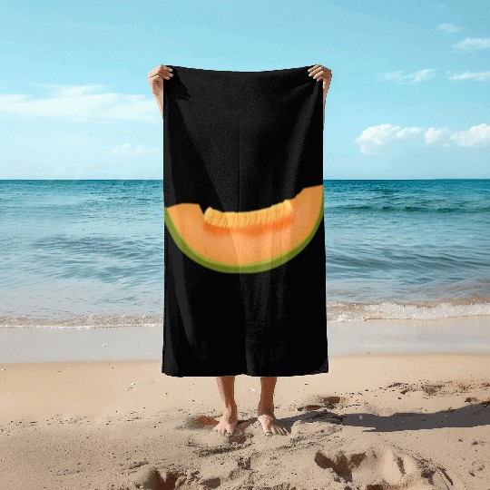 melon melone watermelon wassermelone veggie gemues Beach Towels