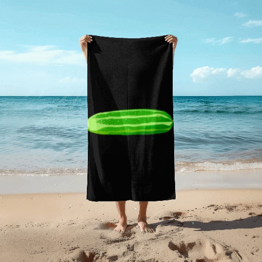 gurken cucumber cucumbers veggie gemuese vegetable Beach Towels