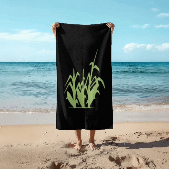 mais corn maize getreide veggie gemuese vegetables Beach Towels