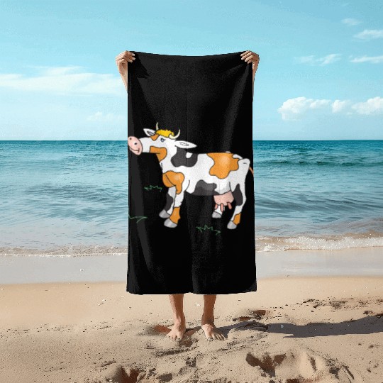 kuh milch cow milk baby schwangerschaft pregnancy6 Beach Towels