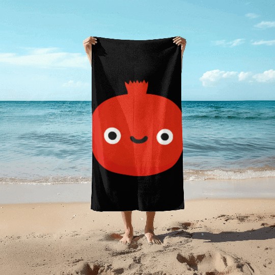 Pomegranate Beach Towels