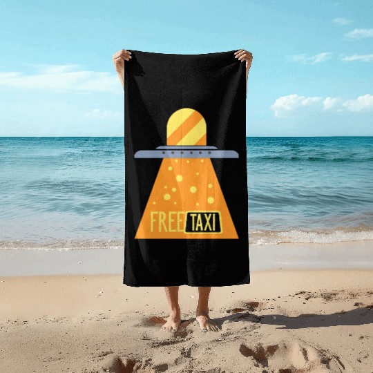 free taxi Beach Towels.
