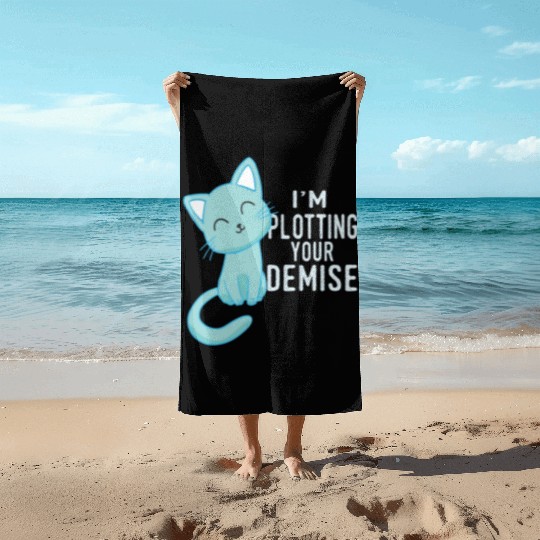 Cat - Cat Lover - Gift - Beach Towels