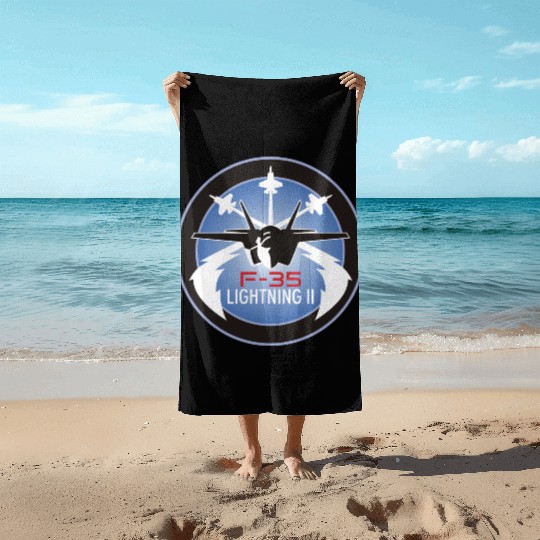 F-35 Lightning II Beach Towels