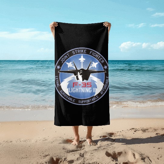 F-35 Lightning II Beach Towels