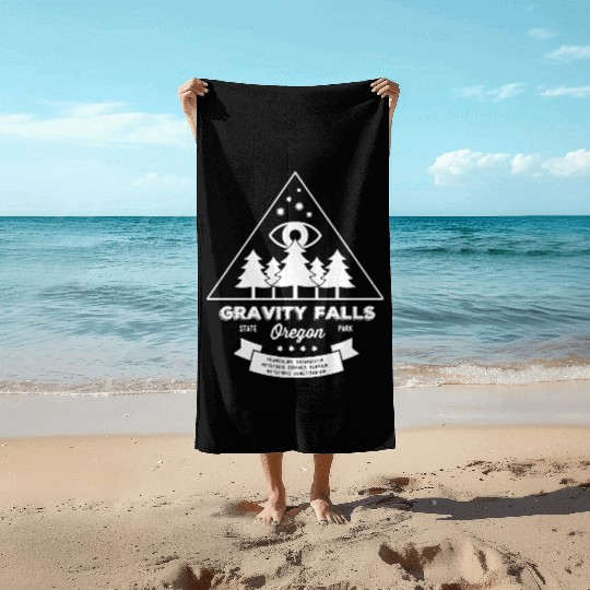 Visit Gravity Falls Beach Towels